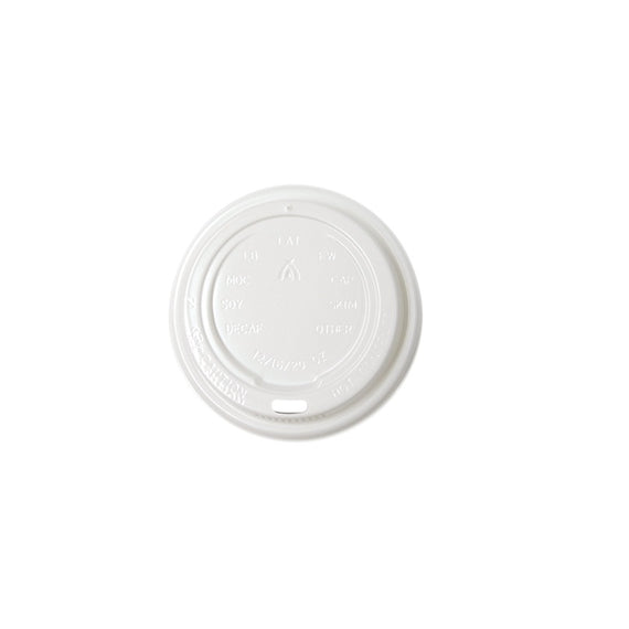 TAILORED COFFEE CUP LID WHITE FITS 12OZ/16OZ CTN (1000)