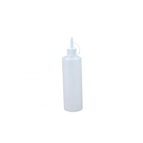 TOMKIN SQUEEZE SAUCE BOTTLE CLEAR WITH CAP 1LTR HDPE