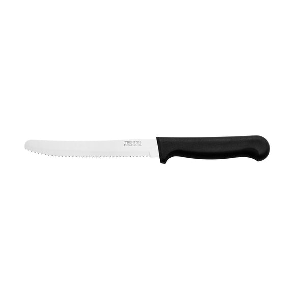 TRENTON STEAK KNIFE ROUND EDGE BLACK HANDLE (12)